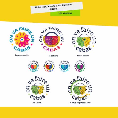 Tote bag dessines designes avec motif wax