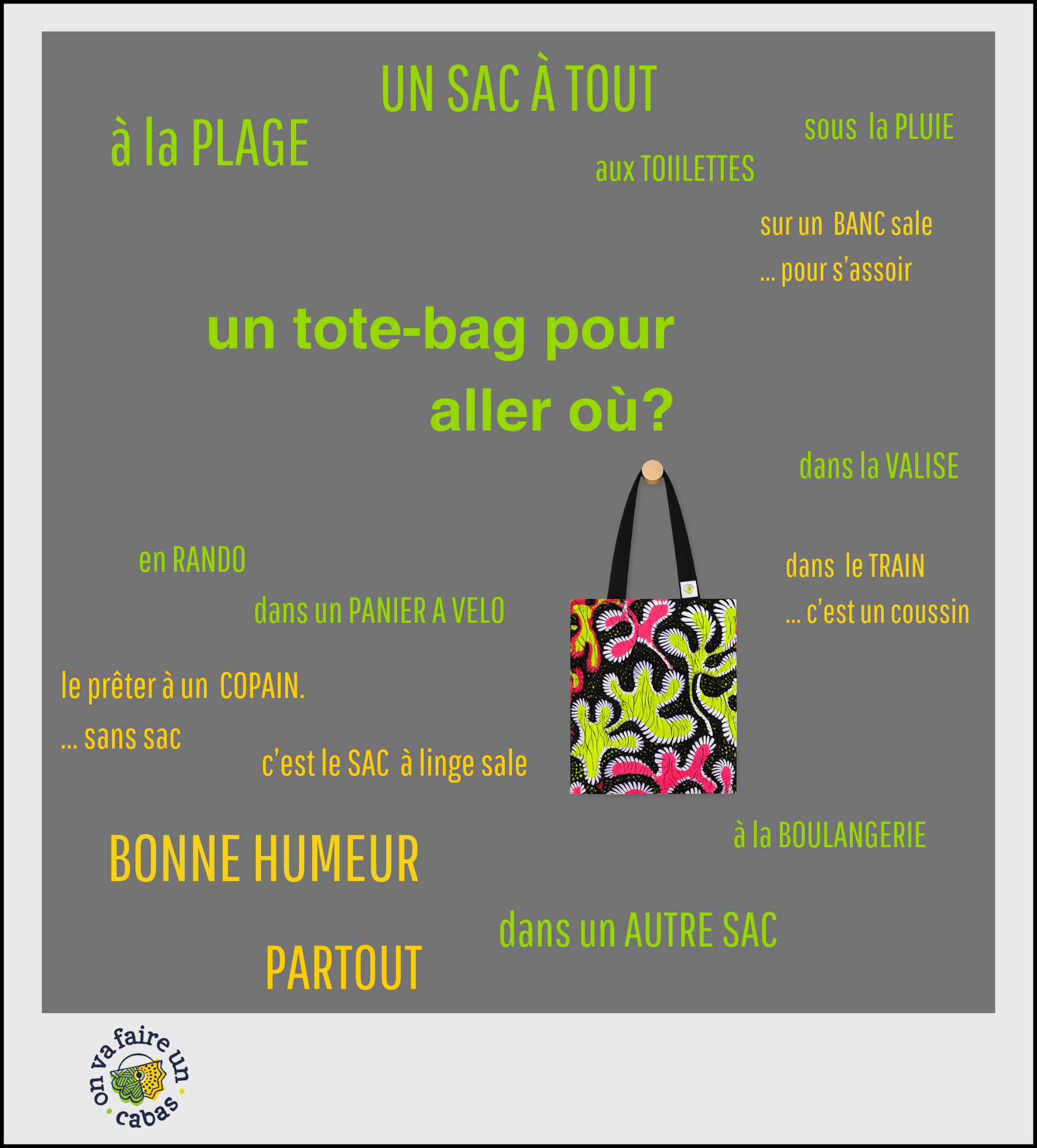 Où aller avec son tote-bag