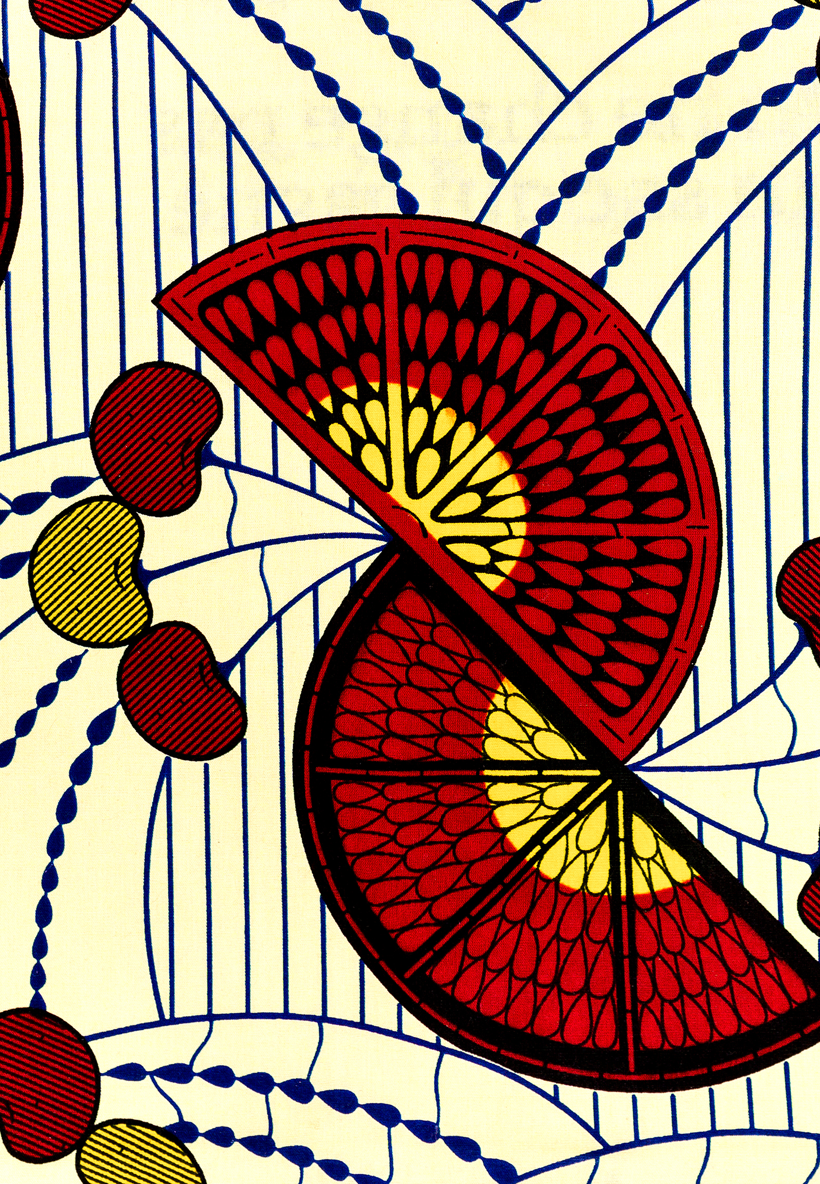 Superbe motif WAX style japonais pour un sac en tissu